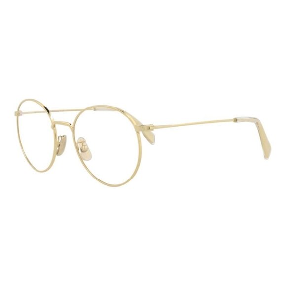 New Authentic Celine Womens Round/Oval Gold Gold Transparent Fashion Designer Su - Picture 1 of 4